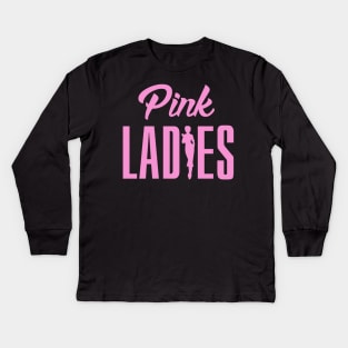 Grease. Pink Ladies. Kids Long Sleeve T-Shirt